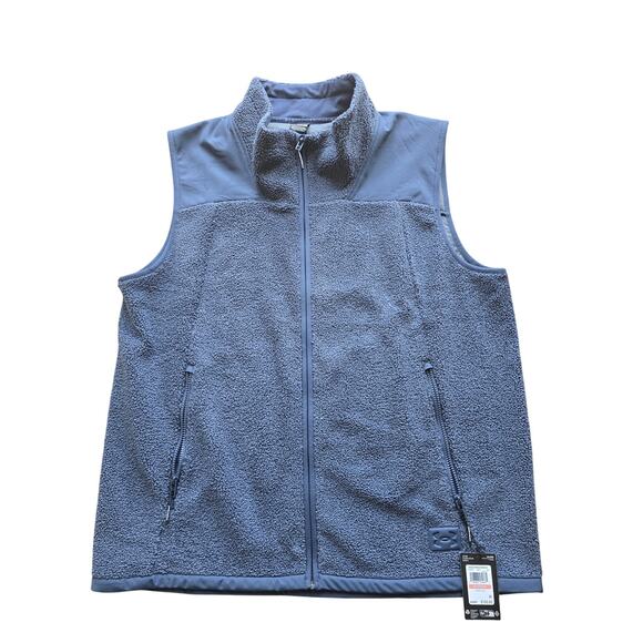 Under Armour Men’s 3XL Sherpa Fleece Vest – Blue – Full Zip – New with Tags - Picture 1 of 4